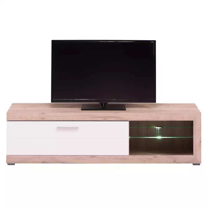 Szekrény RTV Remo szürke tölgy/fehér 11008810