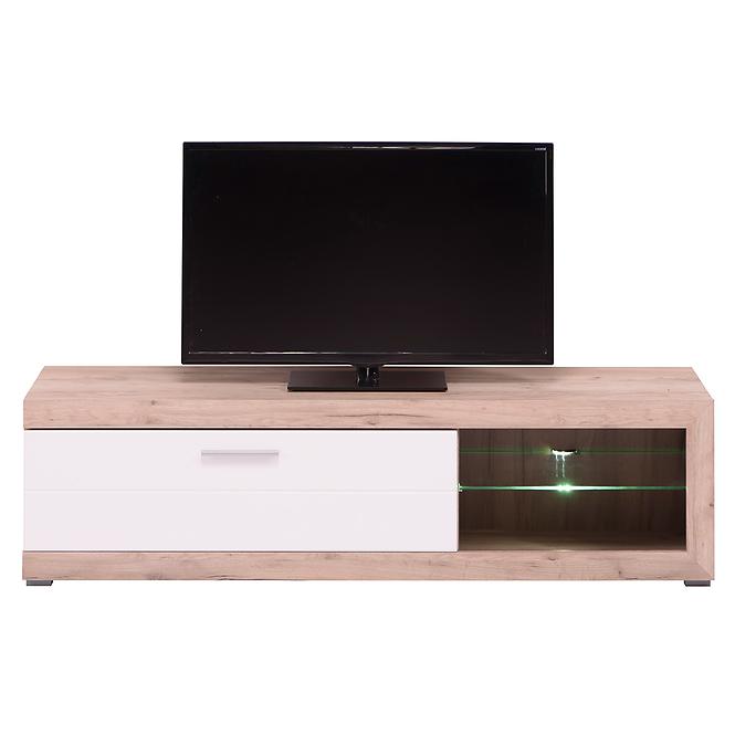 Szekrény RTV Remo szürke tölgy/fehér 11008810
