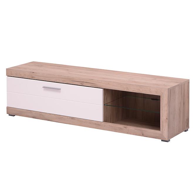 Szekrény RTV Remo szürke tölgy/fehér 11008810,3