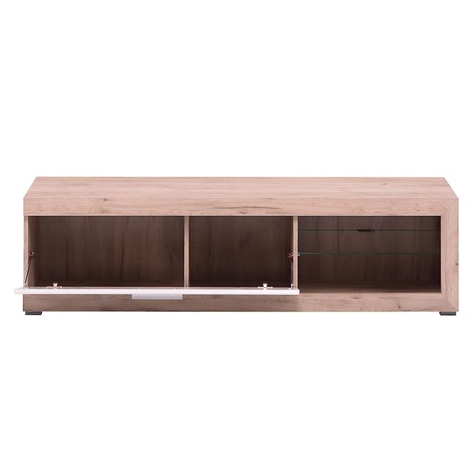 Szekrény RTV Remo szürke tölgy/fehér 11008810,5