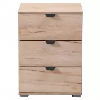 Éjjeliszekrény Duerto 3F szürke tölgy 11008315