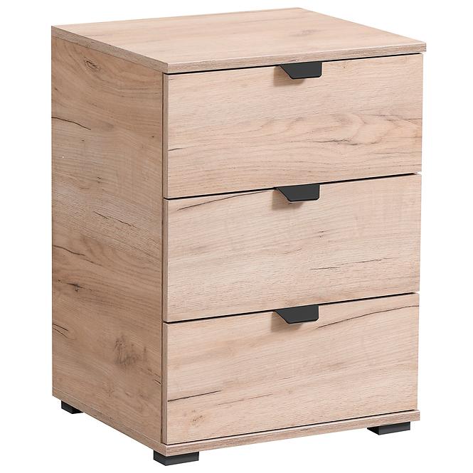 Éjjeliszekrény Duerto 3F szürke tölgy 11008315,4