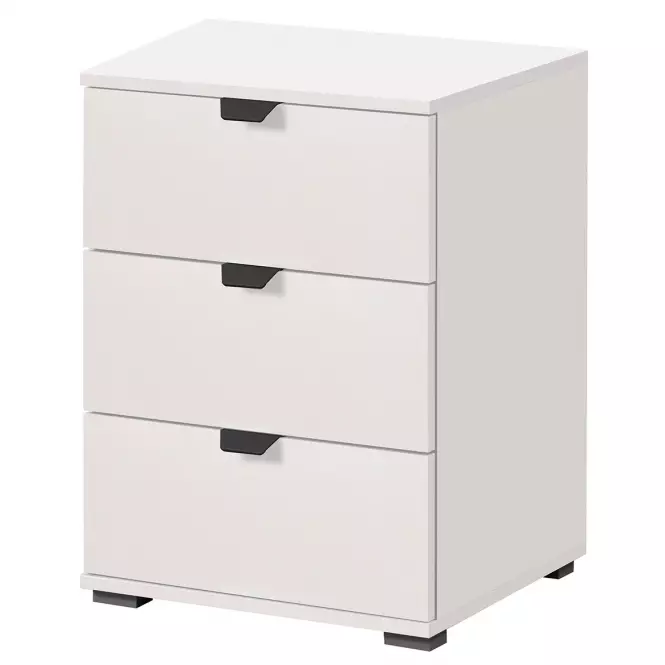 Éjjeliszekrény Duerto 3F fehér 11008319,2