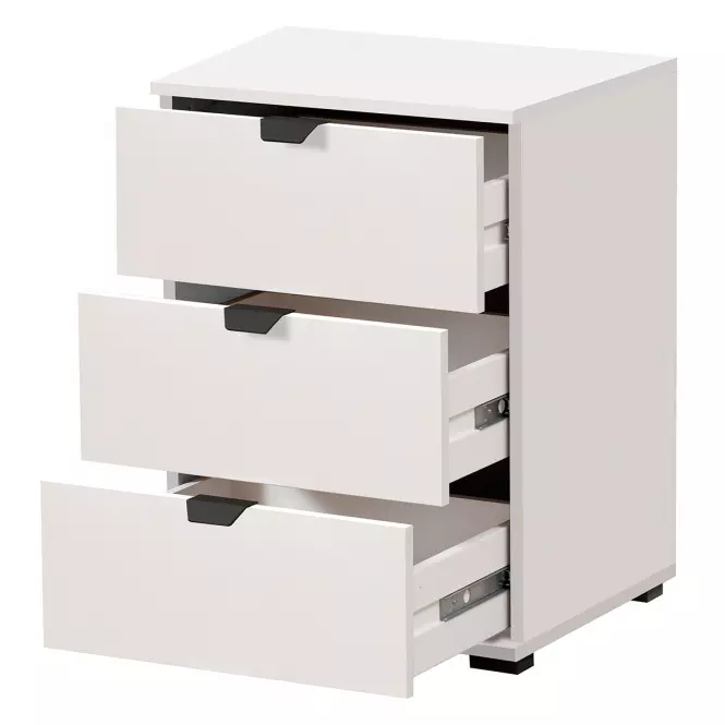 Éjjeliszekrény Duerto 3F fehér 11008319,4