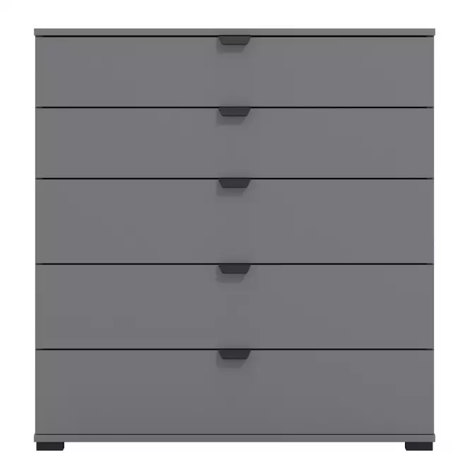 Komód Duerto 5F 90 szürke 11008297