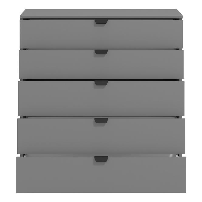 Komód Duerto 5F 90 szürke 11008297,4