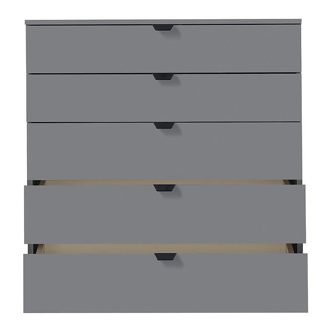 Komód Duerto 5F 90 szürke 11008297,5