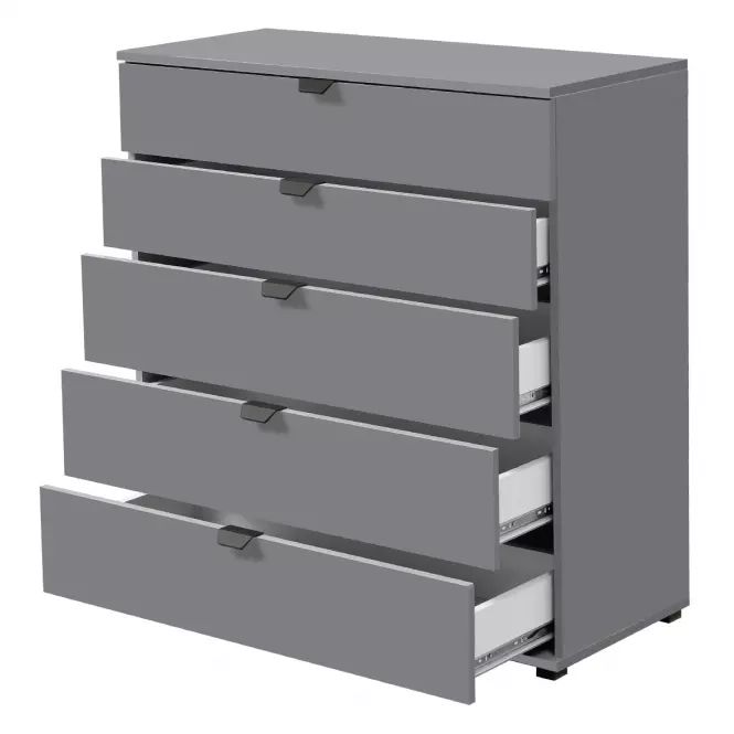 Komód Duerto 5F 90 szürke 11008297,6