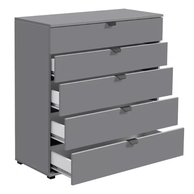 Komód Duerto 5F 90 szürke 11008297,8