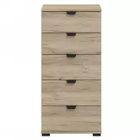 Komód Duerto 5F 45 szürke tölgy 11008309