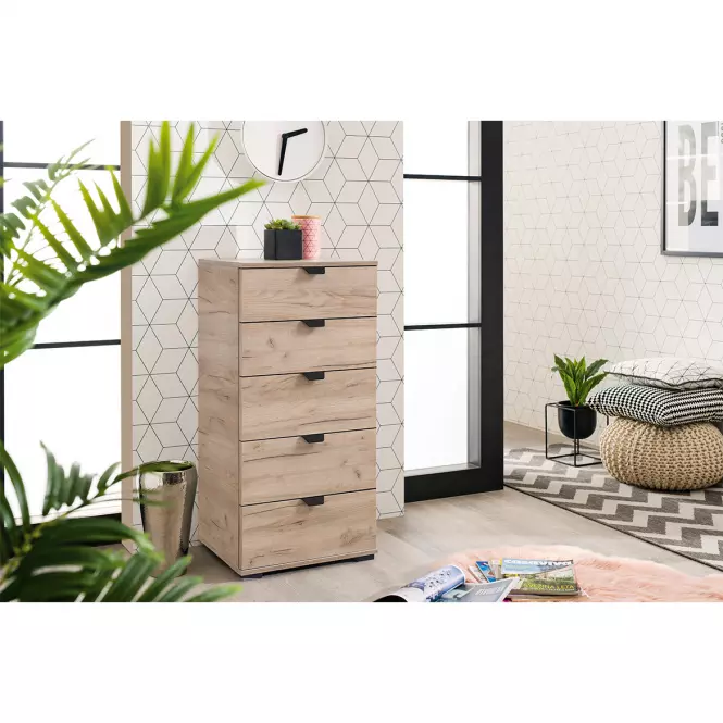 Komód Duerto 5F 45 szürke tölgy 11008309,11