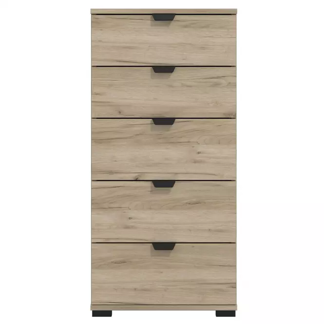 Komód Duerto 5F 45 szürke tölgy 11008309