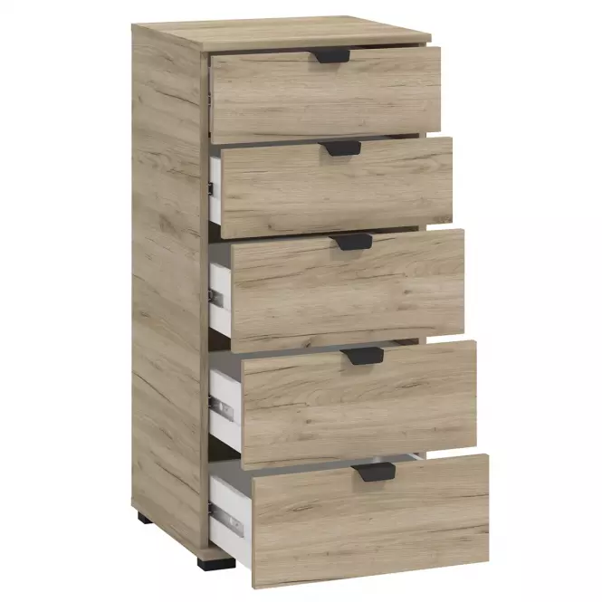 Komód Duerto 5F 45 szürke tölgy 11008309,8