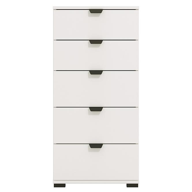 Komód Duerto 5F 45 fehér 11008310,2