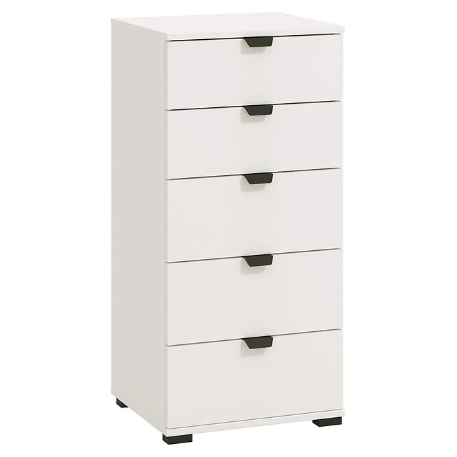 Komód Duerto 5F 45 fehér 11008310,5