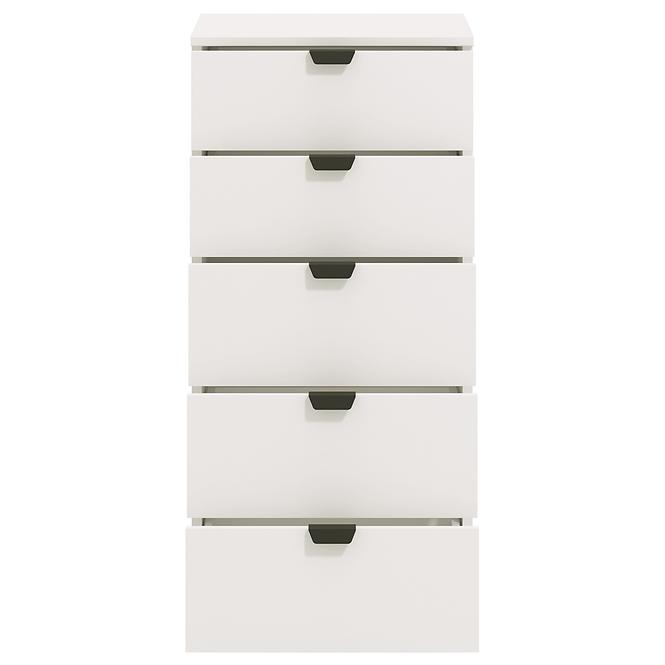 Komód Duerto 5F 45 fehér 11008310,6