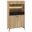 Vitrin Agis 03 honey castello oak/black mat