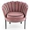 Fotel Angelo rózsaszín/fekete,2