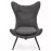 Fotel Atlantis antracit/fekete