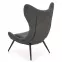 Fotel Atlantis antracit/fekete,3