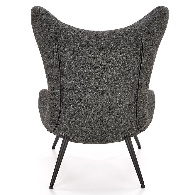 Fotel Atlantis antracit/fekete,4