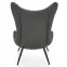 Fotel Atlantis antracit/fekete,4