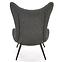 Fotel Atlantis antracit/fekete,4