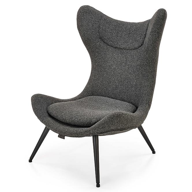 Fotel Atlantis antracit/fekete