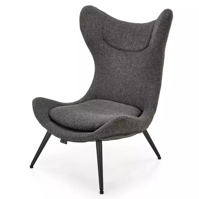Fotel Atlantis antracit/fekete,6