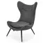 Fotel Atlantis antracit/fekete,6