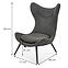 Fotel Atlantis antracit/fekete,7