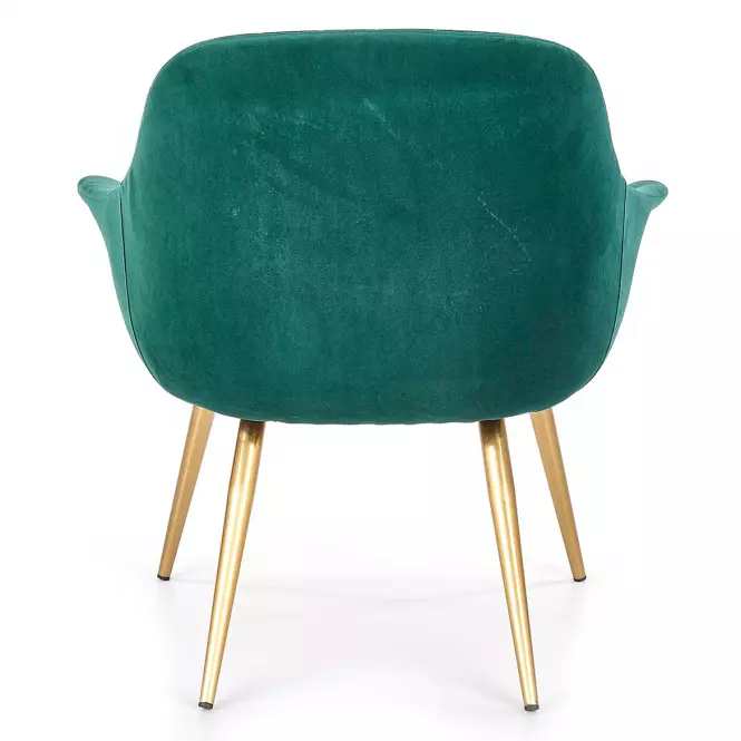 Fotel Elegance 2 zöld/arany,5