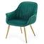 Fotel Elegance 2 zöld/arany,6