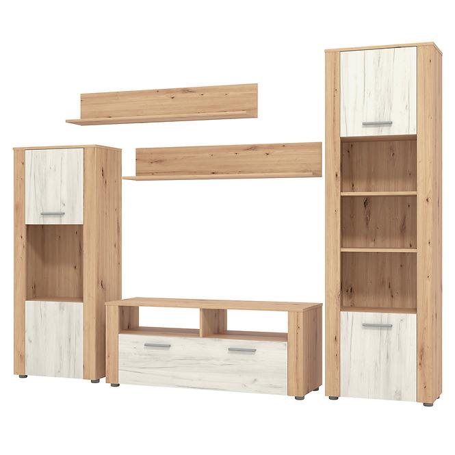 Nappali bútor Opus artisan/fehér tölgy 11008881,5