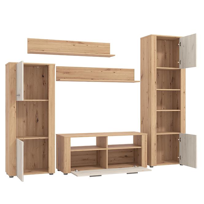 Nappali bútor Opus artisan/fehér tölgy 11008881,8