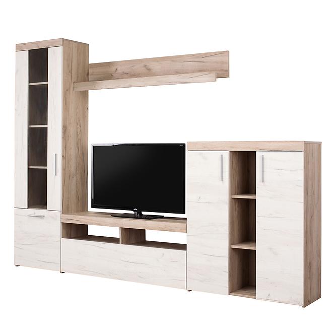 Nappali bútor Arno szürke/fehér tölgy 11008760,4