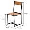 Étkező készlet Bolivar 1+6 140x80 tölgy aranysárga/fekete,3