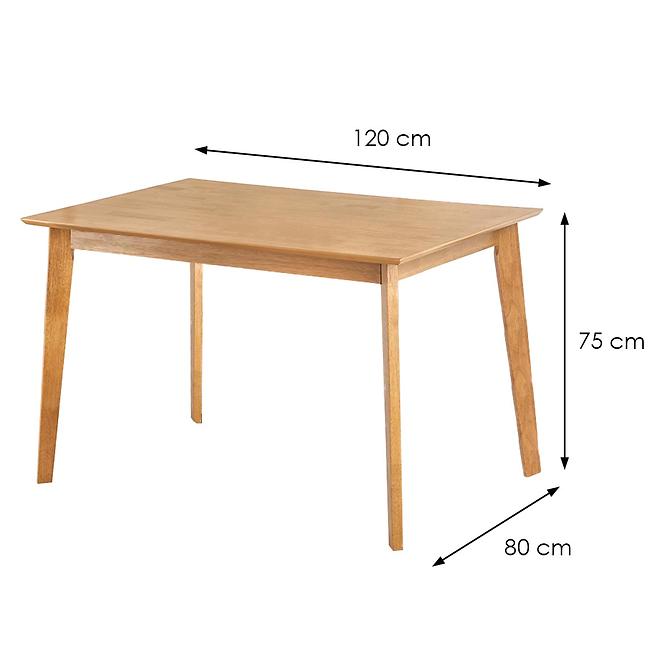 Étkező készlet Cordoba 1+4 120x80 fényes tölgy,4