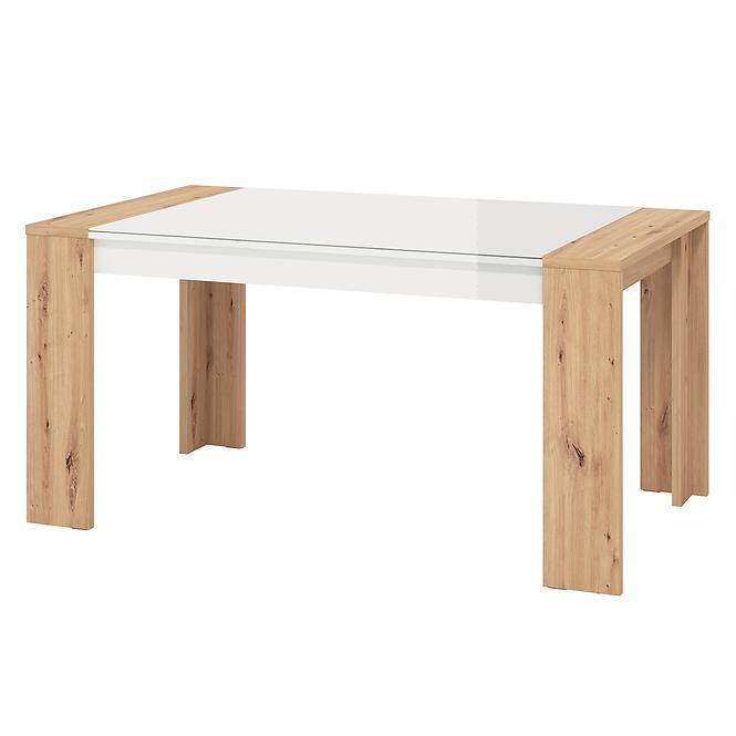Asztal Molise artisan/fehér 11008226