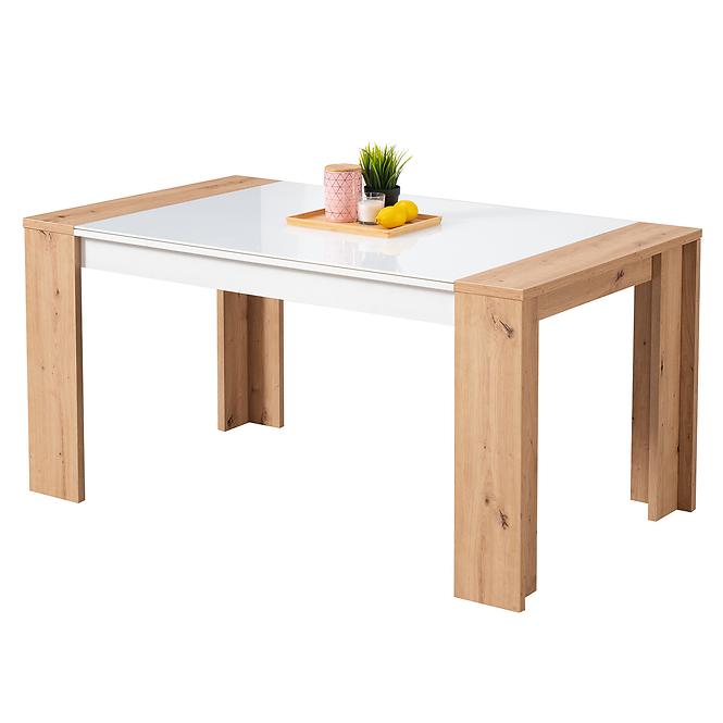Asztal Molise artisan/fehér 11008226