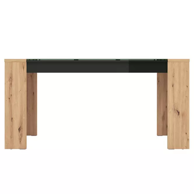 Asztal Molise artisan/fekete 11008342