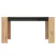 Asztal Molise artisan/fekete 11008342,2