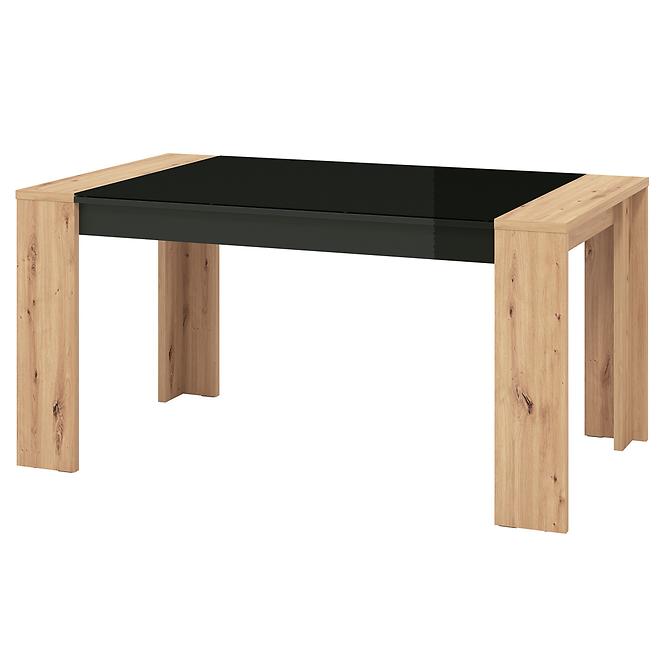 Asztal Molise artisan/fekete 11008342