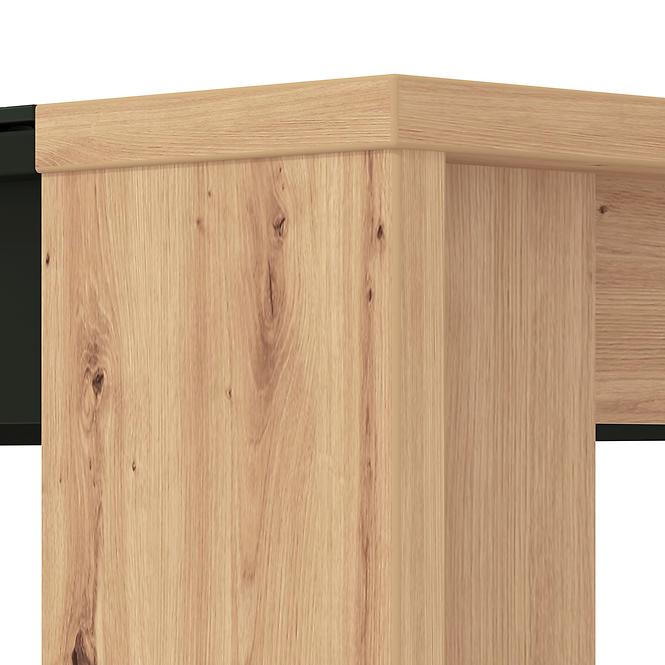 Asztal Molise artisan/fekete 11008342