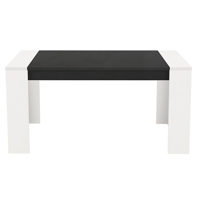 Asztal Cremona TS 155x90 fehér/fekete 11008805