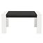 Asztal Cremona TS 155x90 fehér/fekete 11008805