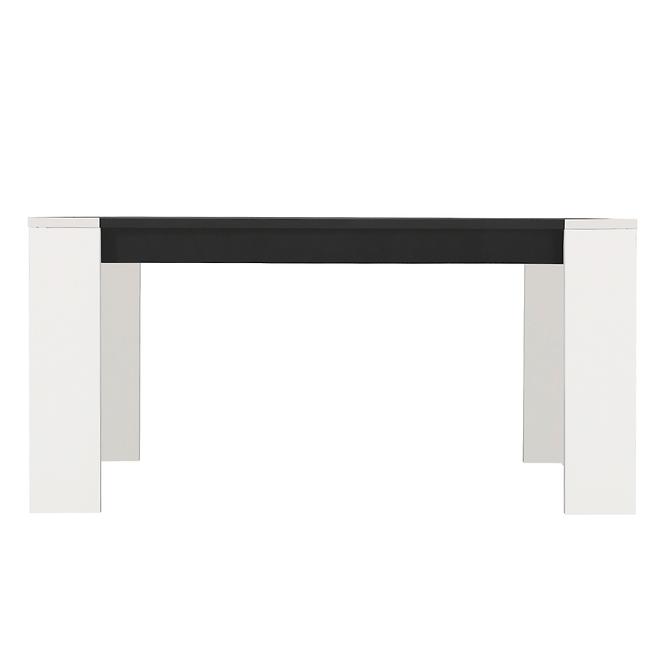 Asztal Cremona TS 155x90 fehér/fekete 11008805