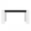 Asztal Cremona TS 155x90 fehér/fekete 11008805,4