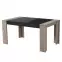 Asztal Toledo TS 155x90 szürke tölgy/fekete 11008829,5