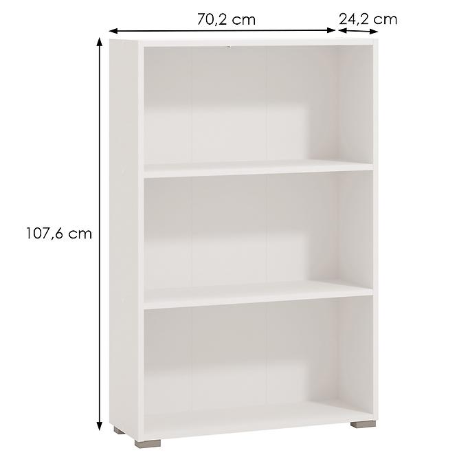Regál Tomar 3 fehér 11011434,5
